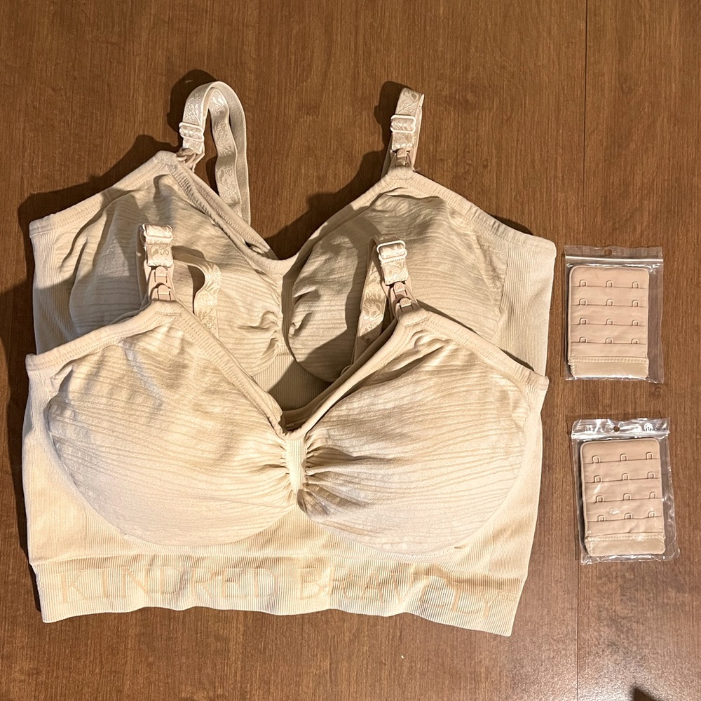 Kindred Bravely Sublime Nursing and Pumping Bras (Set of 2)